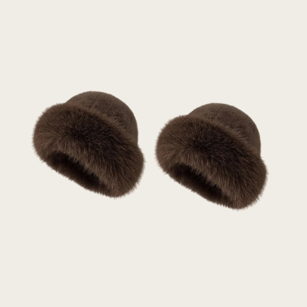 Flauschige Damenmütze für Herbst und Winter – Modische, einfarbige Wintermütze im koreanischen Stil. Warm gefüttert, weich und angenehm zu tragen, perfekt für kalte Tage und stylische Winter-Outfits.