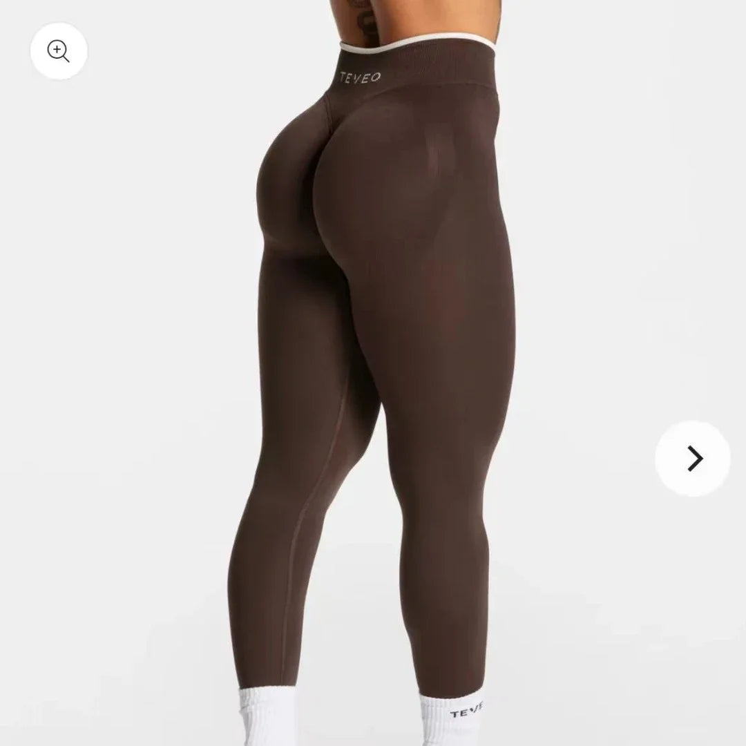 TEVEO  Scrunch Shorts elastisch, atmungsaktiv & figurformend