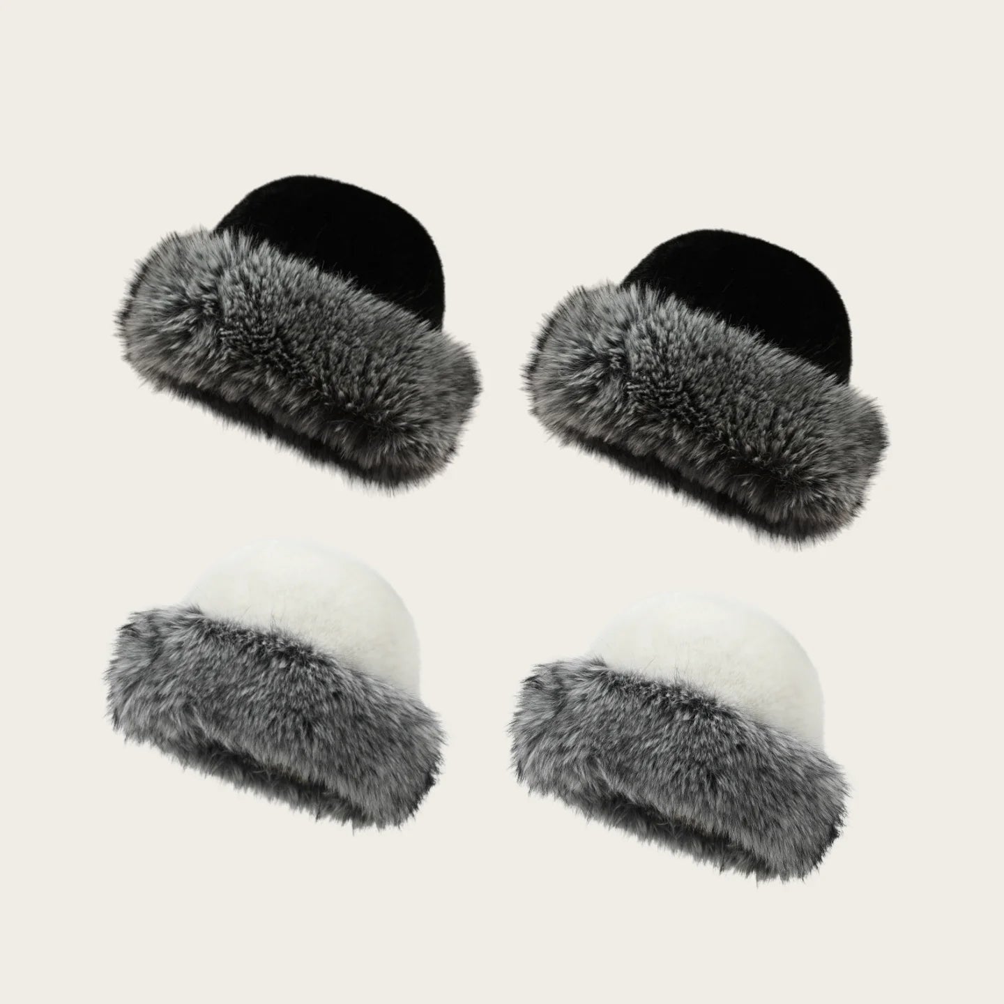 Flauschige Damenmütze für Herbst und Winter – Modische, einfarbige Wintermütze im koreanischen Stil. Warm gefüttert, weich und angenehm zu tragen, perfekt für kalte Tage und stylische Winter-Outfits.