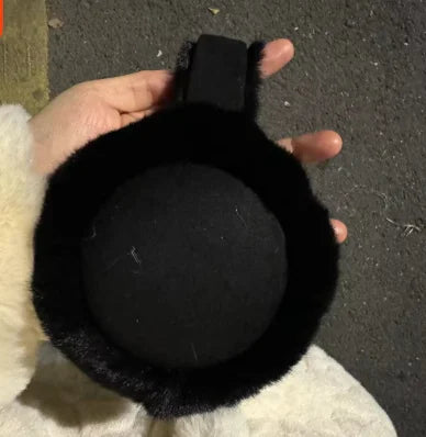 Modische Plüsch-Ohrwärmer für Damen & Herren – Faltbar, Warm gefüttert, Dicke Woll-Ohrenschützer für den Wintere Earflap Outdoor Cold Protection Earmuffs